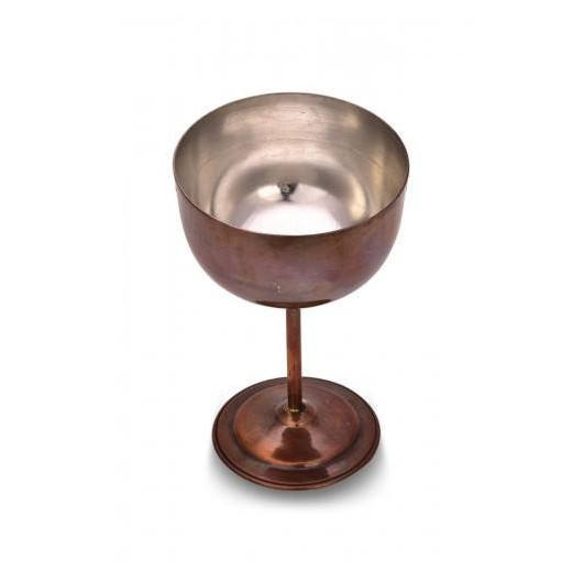 Turna Copper Vino Glass No 2 Straight 400 Ml Oxide Turna0457-3