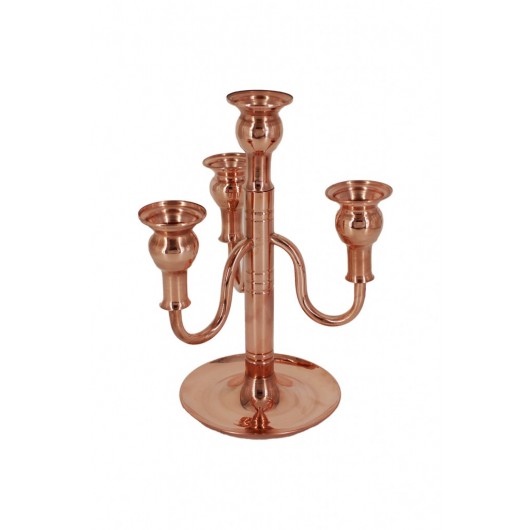 Turna Copper Vintage Red 4 Piece Candlestick Turna2612-1