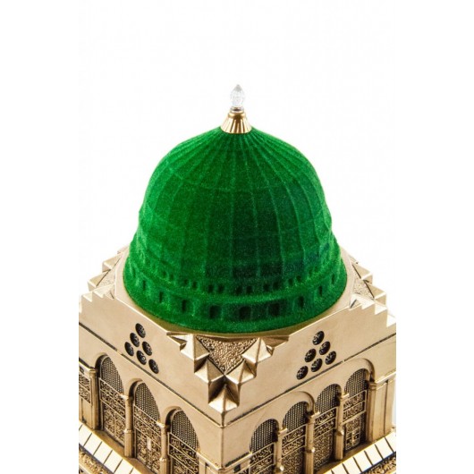 A Decorative Piece With The Shape Of A Mosque - (Medium Size), Yellow Color