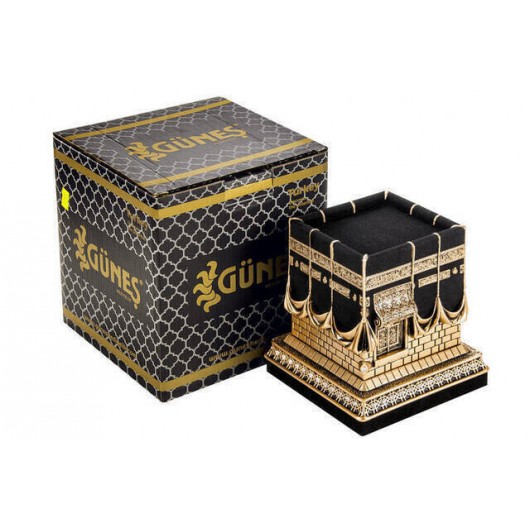 A Decorative Piece In The Shape Of The Kaaba, Large Size, Golden Color