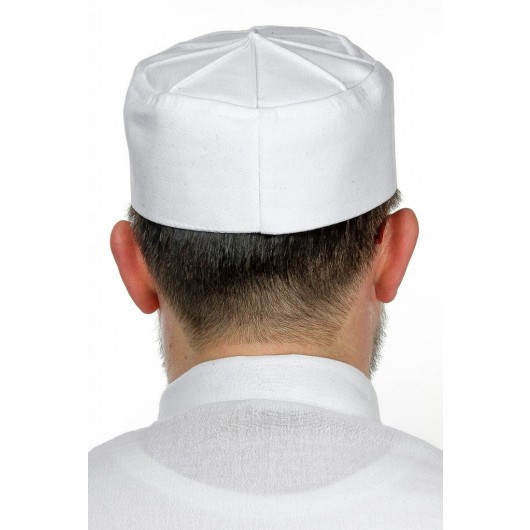 Domed Hard Molded Cap - White