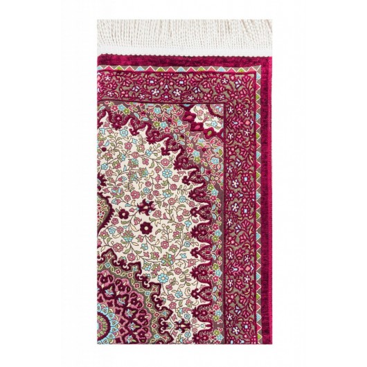 Authentic Ultra Luxe Chenille Prayer Rug Red