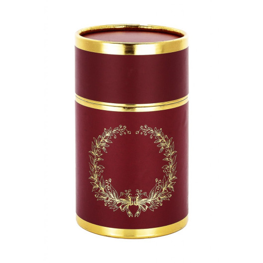 Special Cylinder Boxed Prayer Rug Set Claret Red