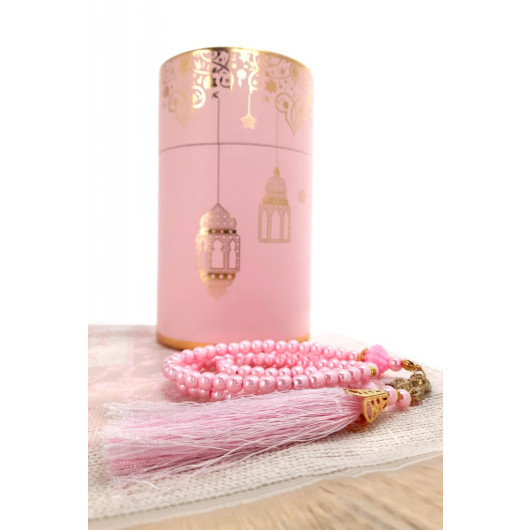 صندوق رمضان هديه مميزة بسجادة صلاة ومسبحة