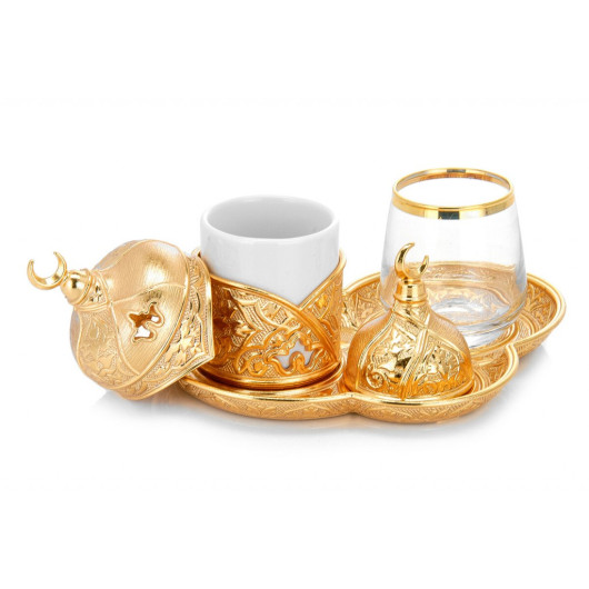 Turkish Coffee Set Of 36 Pieces For 6 People