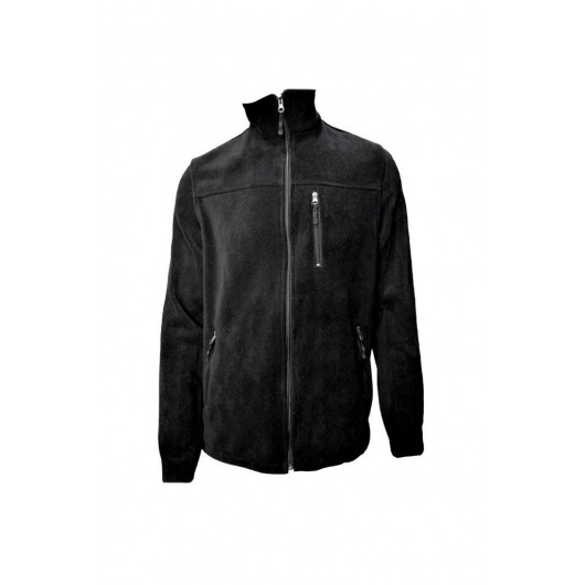 Aybaak Ox0060 Medium Thick Robe Men's Fleece Jacket With Zipper