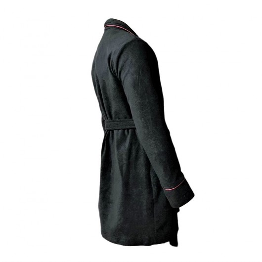 Ciciten 2203 Medium Thick Men's Fleece Dressing Gown With Pockets, Robe