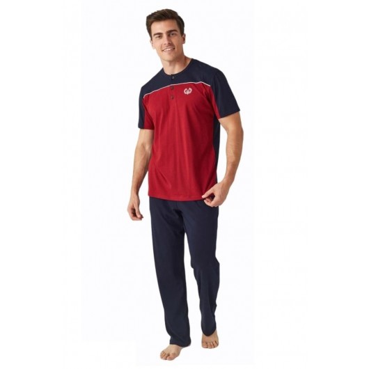 Mod Collection Casual Short Sleeve Men's Pajamas Set