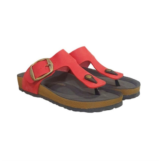 Anatomical Sole Suede Flip Flops For Women