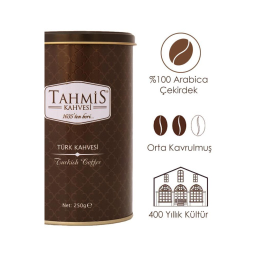 Roasted Turkish Coffee, Medium By Roasting Brand, 250 Grams