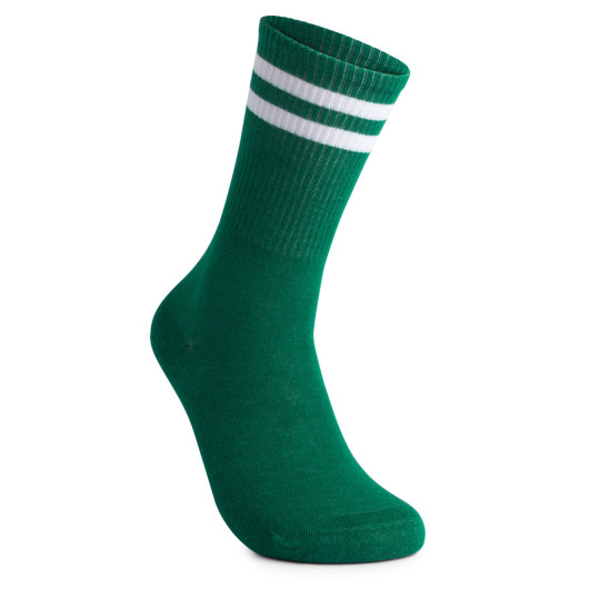 Vegan And Organic Bamboo Green Sports Socks