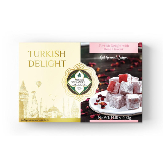 Rose Turkish Delight 400 Gr