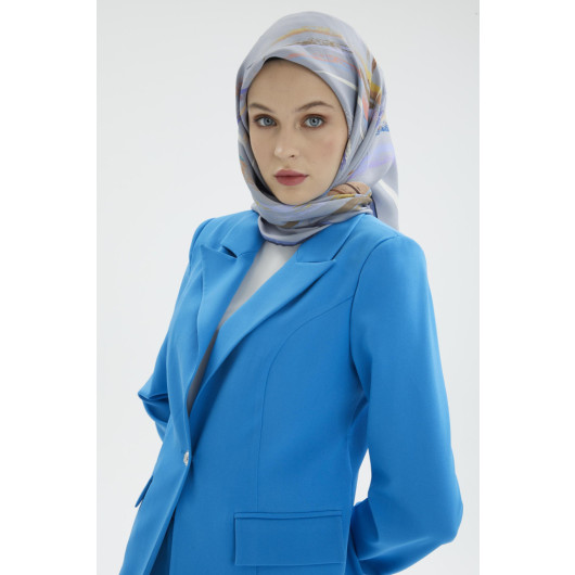 Silk Scarf In Elegant Colors From Zahra Brand