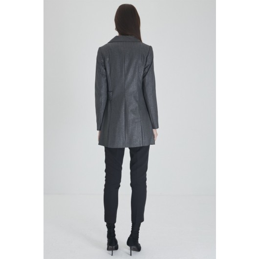 Long Gray Winter Jacket