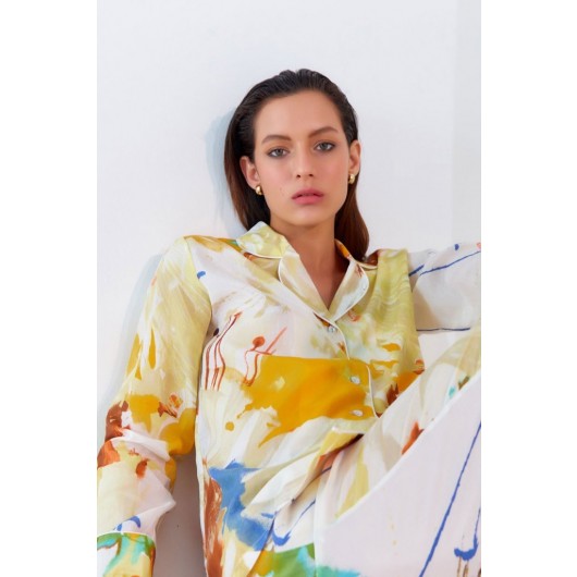 Pajama Set For Women Color Yellow