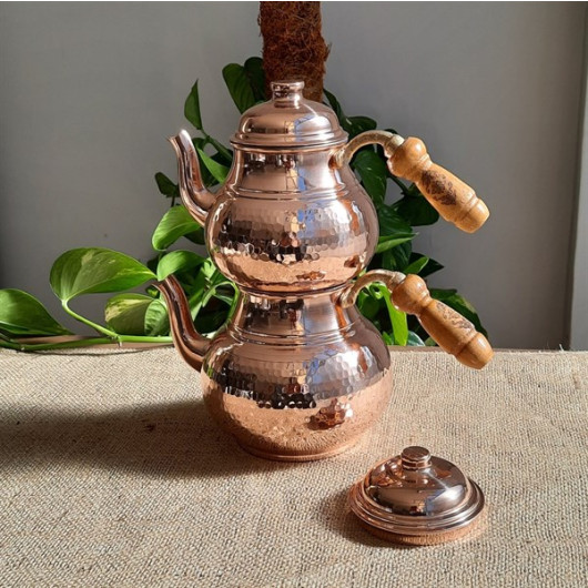 1 Mm Thick Middle Forged Copper Teapot