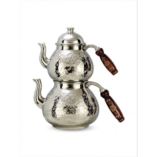 Oversized Copper Teapot Set