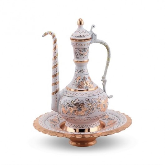 An Antique Turkish Royal Handmade Brass Pitcher