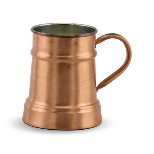 Matte Copper Straight Mug Beer Glass 600 Ml