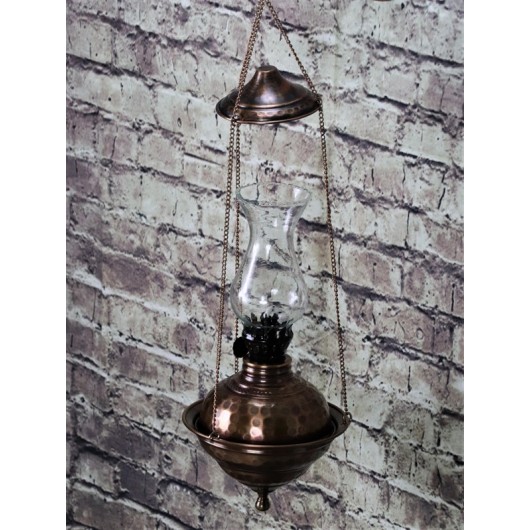 Miray Tumbled Wall Hanging Small Copper Gas Lamp