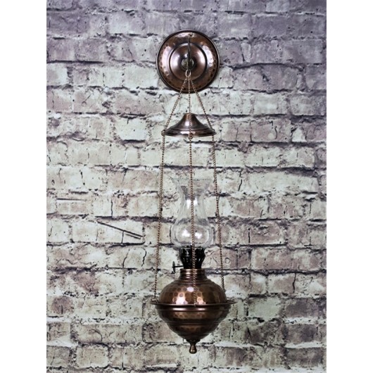 Miray Tumbled Wall Hanging Small Copper Gas Lamp