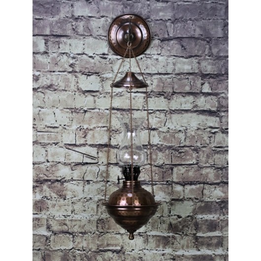 Miray Tumbled Wall Hanging Small Copper Gas Lamp