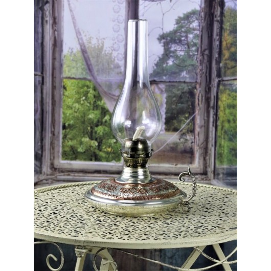 Flat Copper Lamp/Lantern