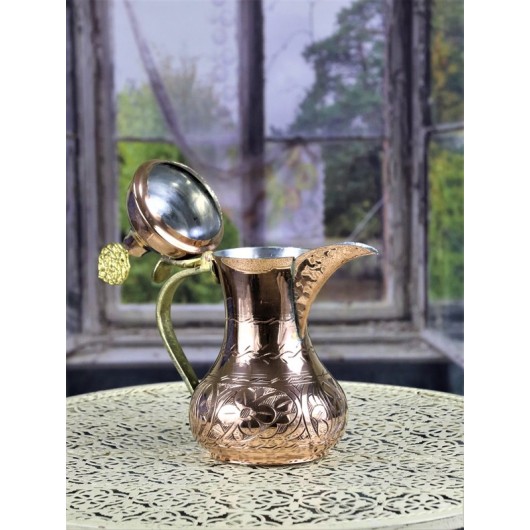 Copper Arabic Coffee Pot, Small Size, 300 Ml