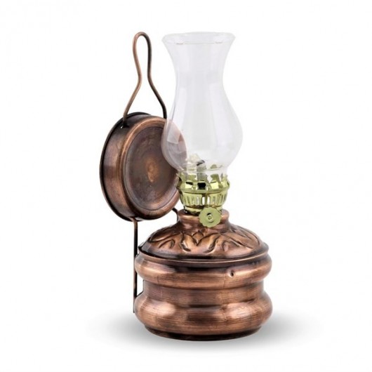 Oxidized Copper Gas Lamp Small Size