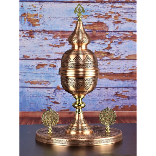 Ottoman Patterned Harem Copper Censer