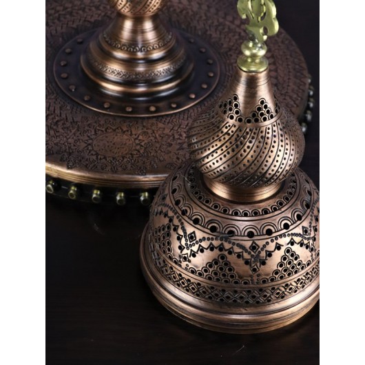 Ottoman Patterned Harem Copper Censer