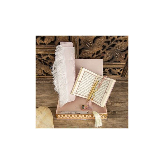 My Dear Mom Gift Box Prayer Rug Quran Zikirmatik Brace Set 27*19*5 Cm
