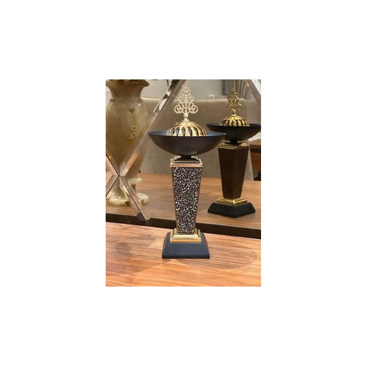 Damascus - Luxury Wooden Metal Incense Burner And Censer