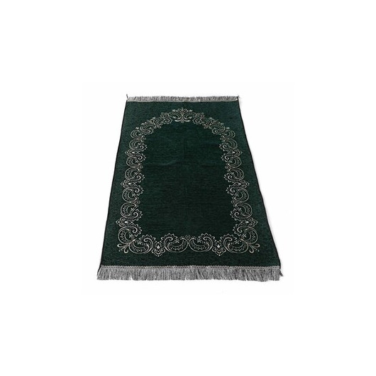 Gift Velvet Box, Quran, Rosary, Zikirmatik, Bookmark, Prayer Rug, Shawl Set Green