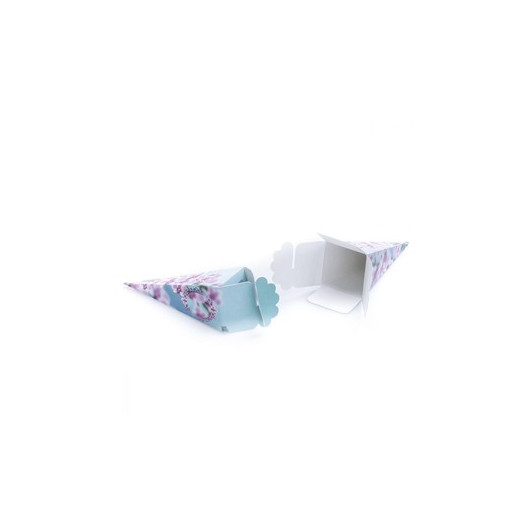 Empty 12Cm Cone Flower Candy Box