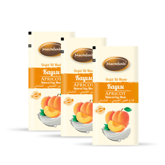 Natural Clay Mask Apricot 20 Gr (Pack Of 3)