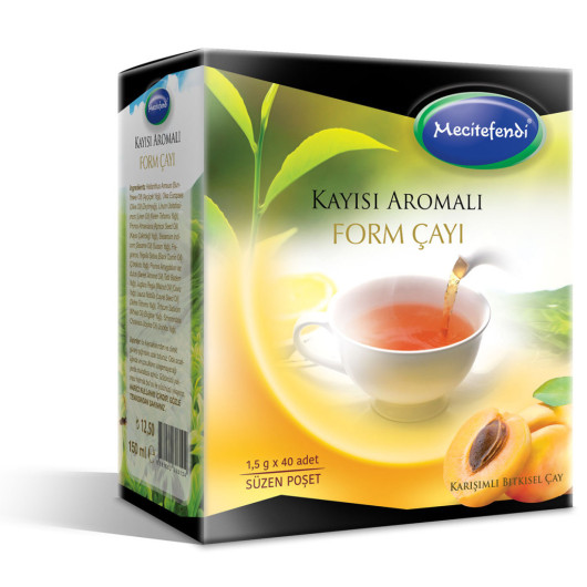 Slimming Herbal Tea With Apricot Flavor (Bags 40 Pieces)
