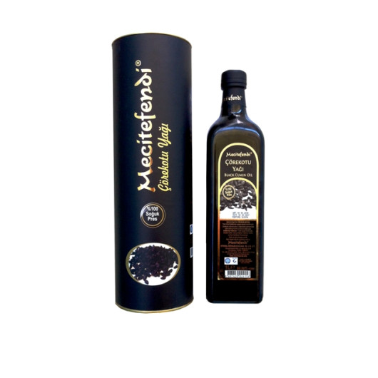 Nigella Sativa Oil With Boxed Glass Bottle 1 Liter Meci̇tefendi̇