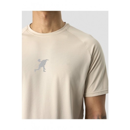 Cream Men's Bolt Athlete T-Shirt