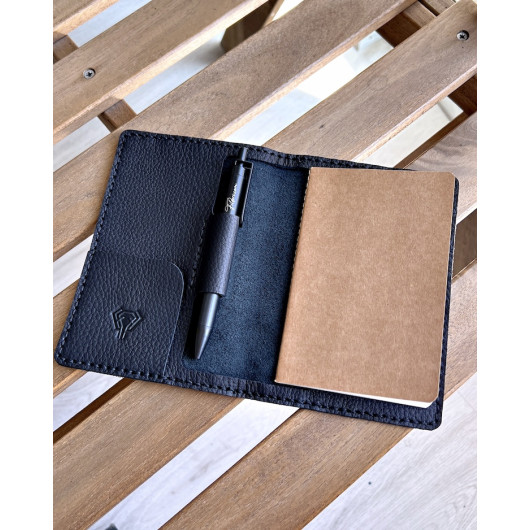 Special Leather Notebook Cover Black