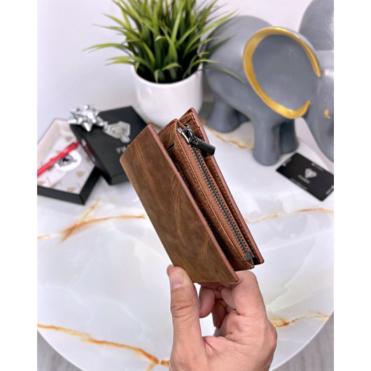 Ultra Elite Genuine Leather Wallet Hazelnut Color