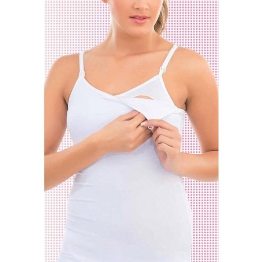 قميص داخلي للأمهات المرضعات بغطاء مناسب للرضاعة الطبيعية  1288
