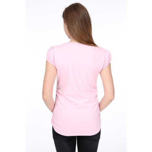 3207-Coming Soon Short Sleeve Maternity T-Shirt