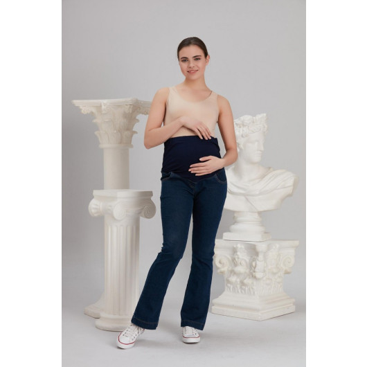 4498-Flexible Spanish Leg Maternity Jeans