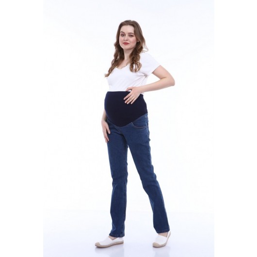 Piping Maternity Jeans 5003