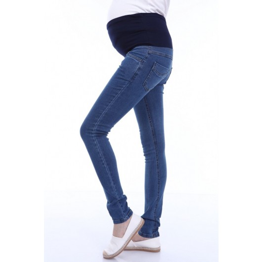5023-Carrot Leg Stretch Maternity Jeans