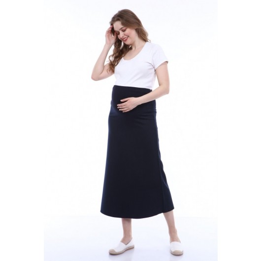 620-Maternity Wear Bell Cut Fabric Skirt