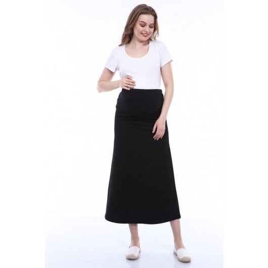 620-Maternity Wear Bell Cut Fabric Skirt