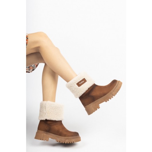 Women's Suede Plush Long And Short Boots