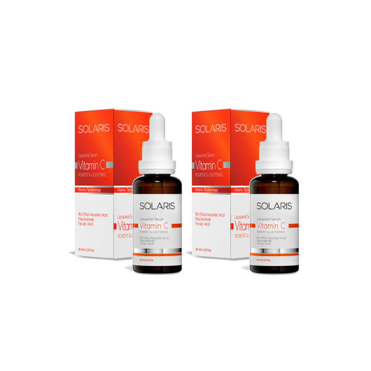 Solaris Vitamin C Skin Care Serum 30Ml X 2